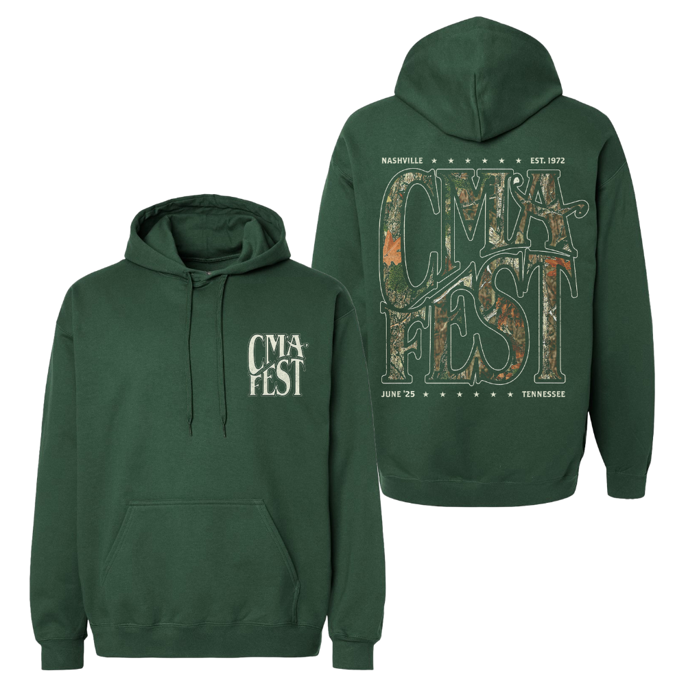 CMA Fest 2025 Wavy Camo Logo Hoodie