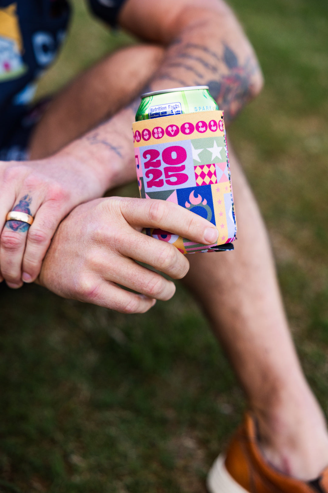 CMA Fest 2025 Icons Pattern Koozie