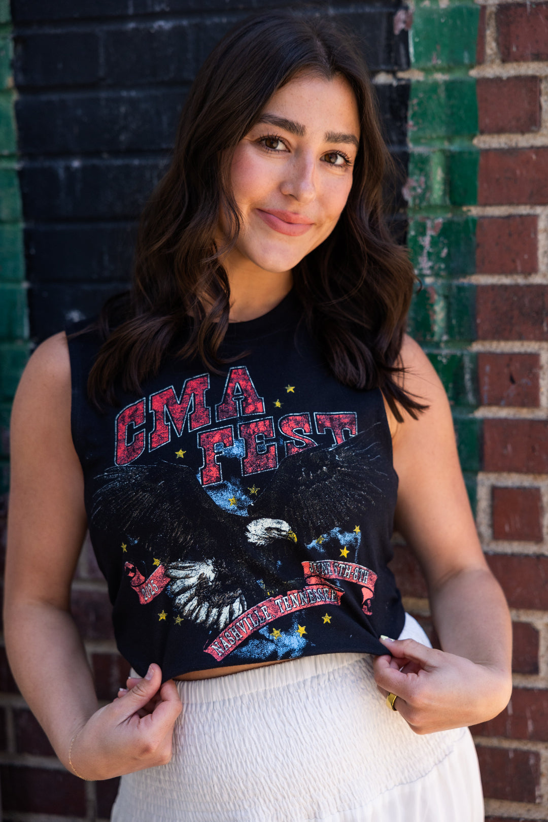 CMA Fest 2025 Flying Eagle Muscle Tank