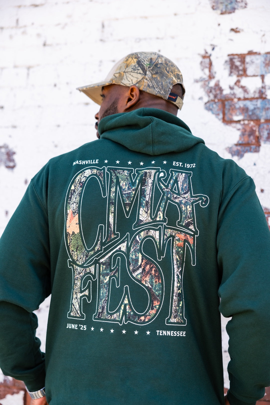 CMA Fest 2025 Wavy Camo Logo Hoodie