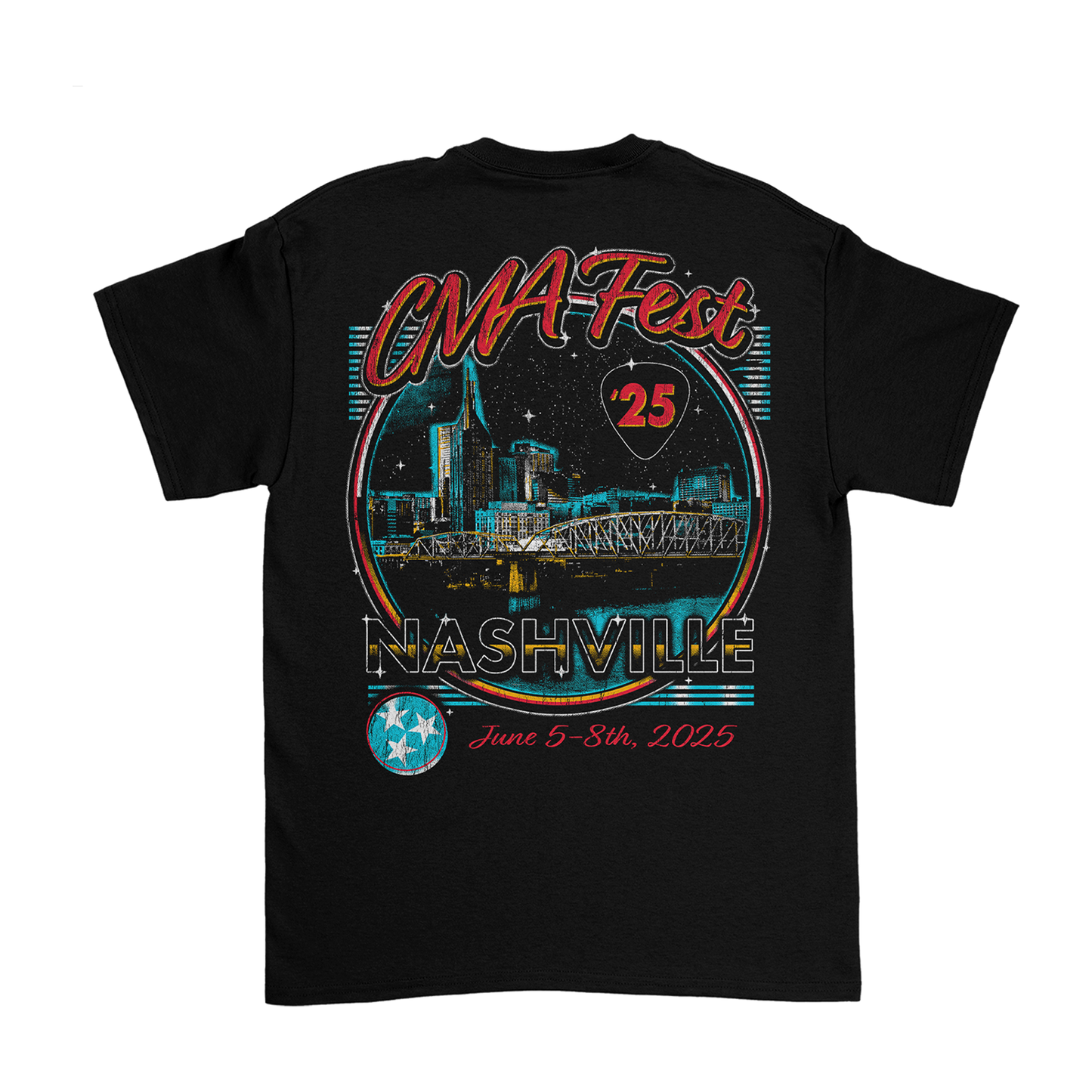 CMA Fest 2025 Skyline T-Shirt