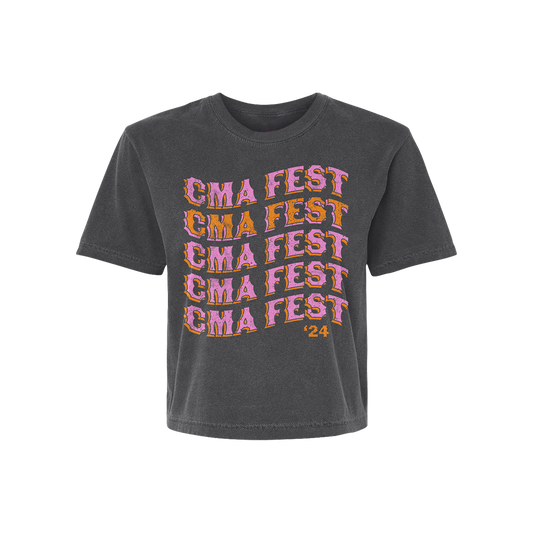 CMA Fest Repeat Crop T-Shirt