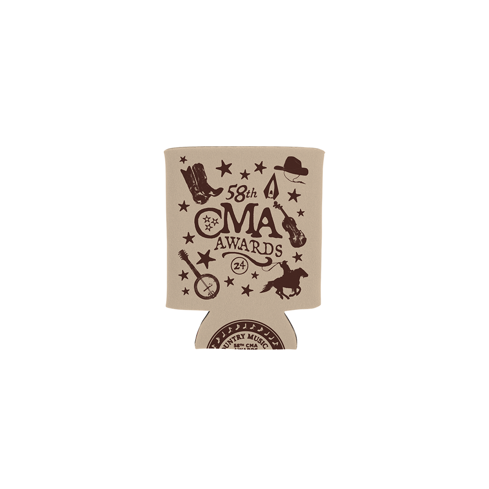 58th CMA Awards Silhouette Pattern Koozie