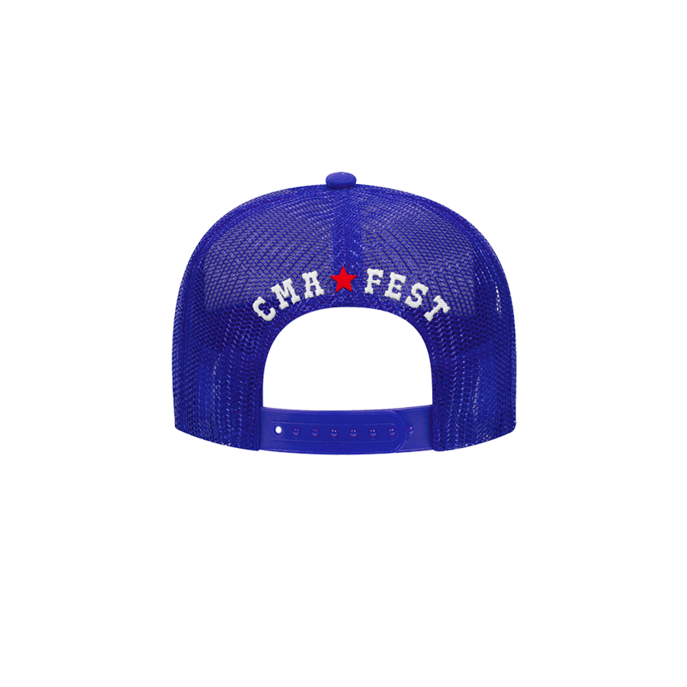 CMA Fest Smiley Face Cowboy Trucker Hat