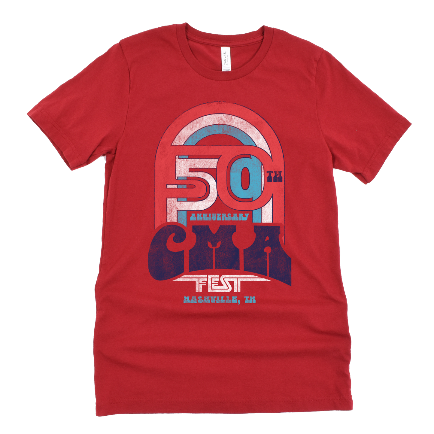 CMA 50th Anniversary Red Tee