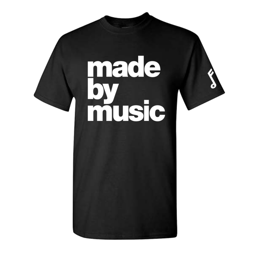 Made By Music™ Black Tee