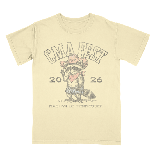 CMA Fest 2026 Raccoon Tee