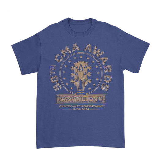 58th CMA Awards Headstock T-Shirt