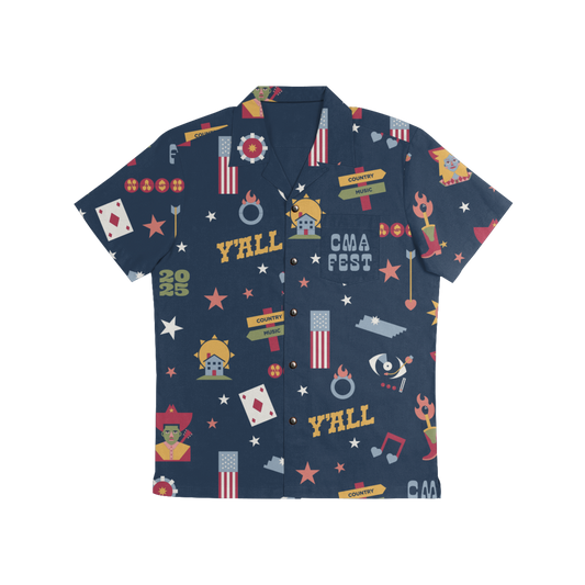 CMA Fest 2025 Icons Cabana Button Up Shirt
