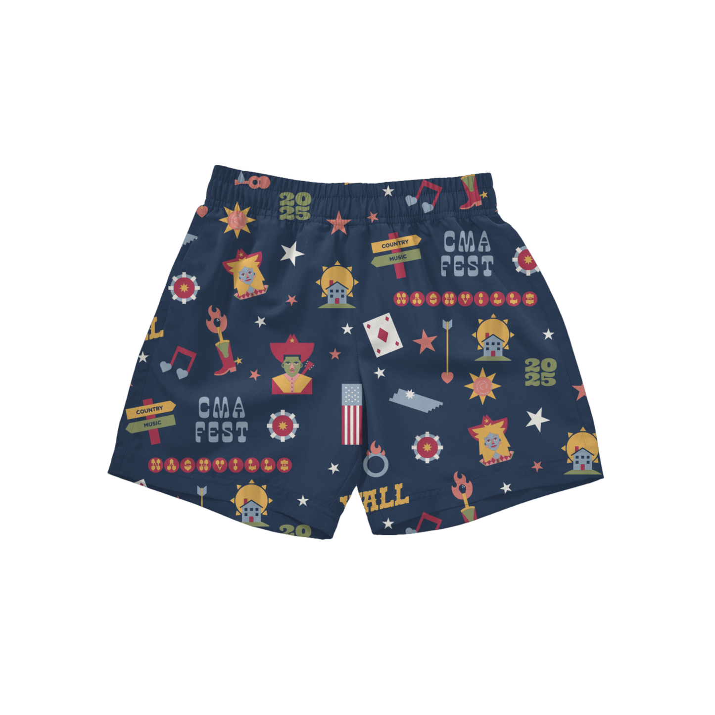 CMA Fest 2025 Icons Cabana Shorts