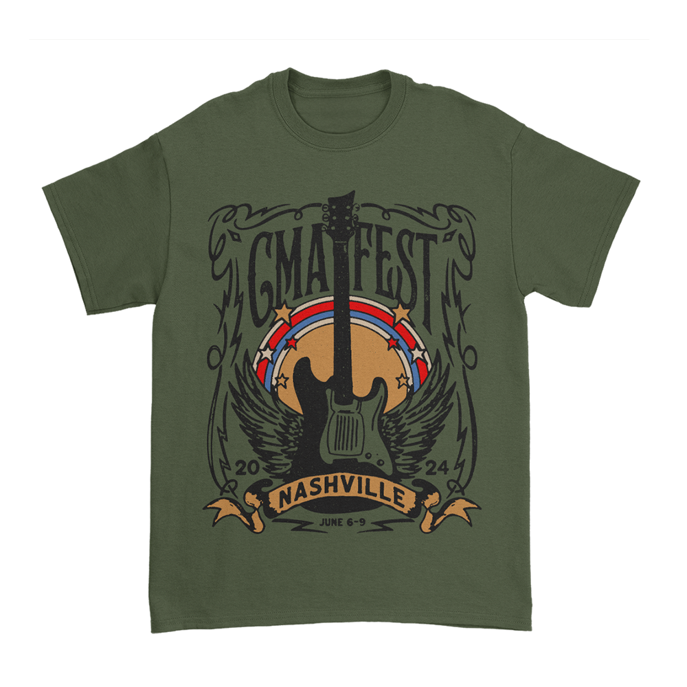 CMA Fest 2024 Guitar Wings T-Shirt