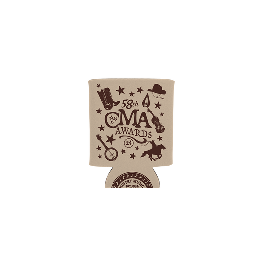 58th CMA Awards Silhouette Pattern Koozie