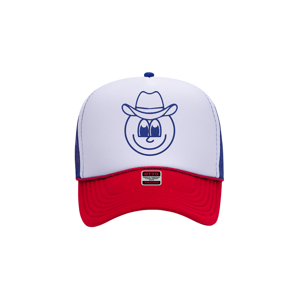 CMA Fest Smiley Face Cowboy Trucker Hat