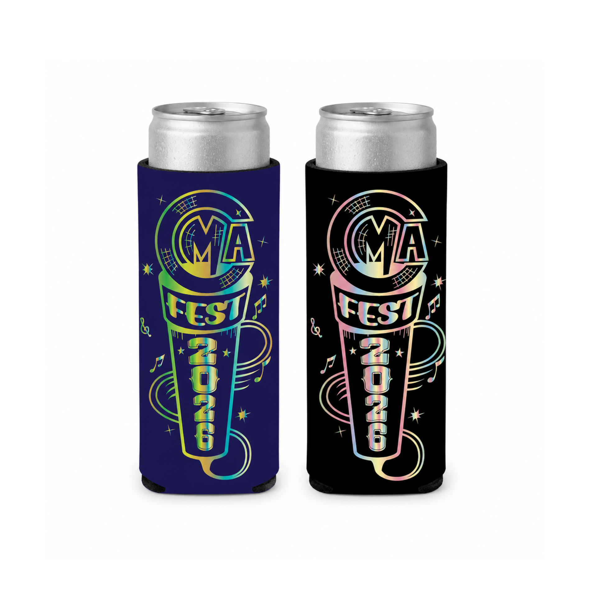CMA Fest 2026 Slim Tall Koozies (2-Pack)