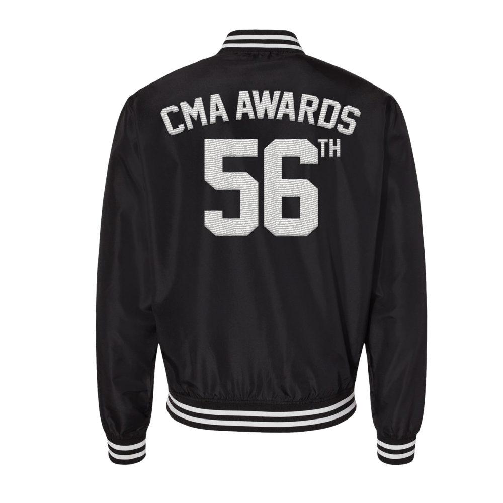 56th CMA Awards Black & White Windbreaker