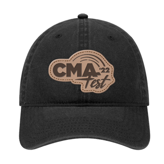 CMA Leather Patch Hat