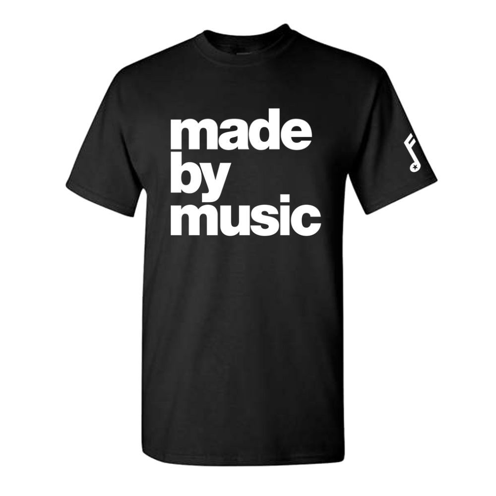 Made By Music Black Tee